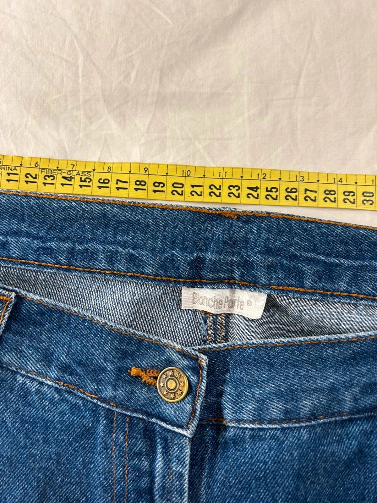 Navy blue straight leg jeans by Blancheporte size 48 – photo 10